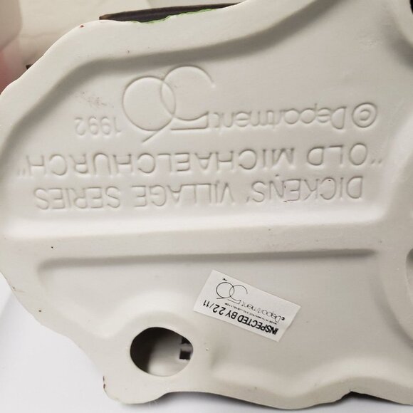 DICKINSON OLD MICHAEL CHURCH POR Intro 1992 Retired December 1996 Lighted - Picture 5 of 12